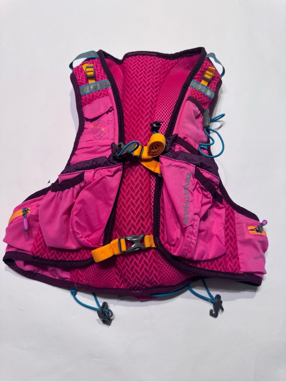 Nathan VaporAiress Ultra-Light Hiking Hydration Vest Pink 2L Bladder - Picture 6 of 7